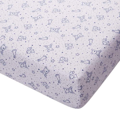 George Baby Organic Flannel Crib Sheet, 28" x 52", organic flannel - Walmart.ca