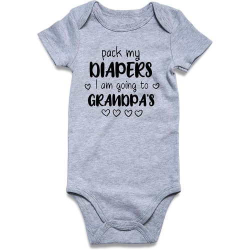 BFUSTYLE Baby Boy Girl Funny Romper Infant Bodysuit 0-18 Months