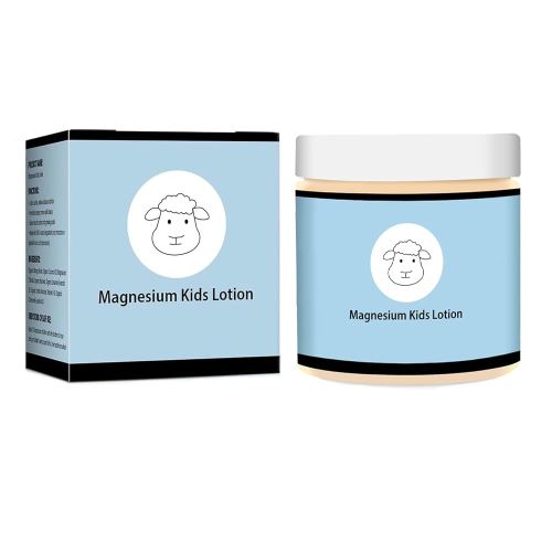 ANRUI Magnesium Lotion for Kids, Magnesium Lotion for Sleep Kids, Topical Magnesium Cream Helps Kids Stay Calm at Bedtime and During The Night,Magnesium Lotion for Kids - Without Melatonin(4 oz)