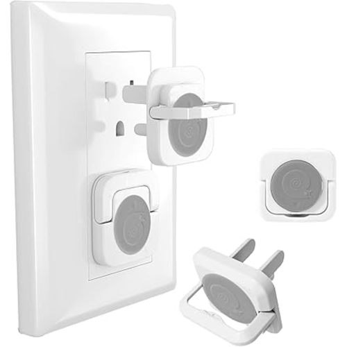 Baby Proofing Outlet Covers, 50 Pack Electrical Outlet Cover Baby Proof Outlet Plug Protector with Hidden Pull Handle Plug Covers