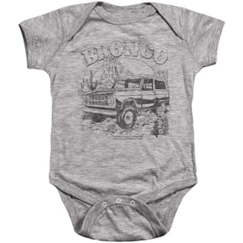 Popfunk Ford Bronco Desert Black Mono Unisex Infant Snap Suit for Baby