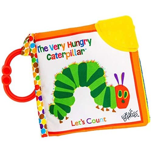 Let's Count Soft Book - World of Eric Carle The Very Hungry Caterpillar Baby Teething Crinkle Book