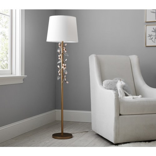 Grace Pink Flower Floor Lamp (52")