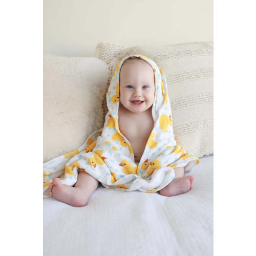 Embroidered Bamboo Hooded Towels for Babies | Caden Lane