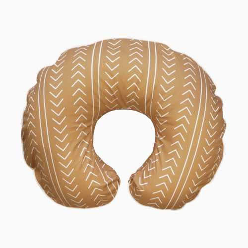 Boppy x Babylist Organic Original Support Nursing Pillow Cover - Camel Stitched Stripe