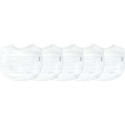 Muslin Bibs, White