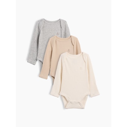 Baby First Favorites TinyRib Bodysuit (3-Pack)