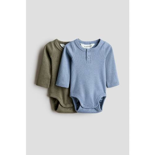 2-PACK HENLEY BODYSUITS