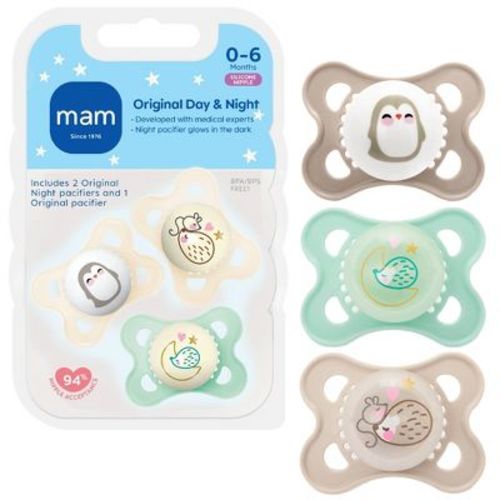 MAM Original Day & Night 0-6 Months - Unisex - 3pk