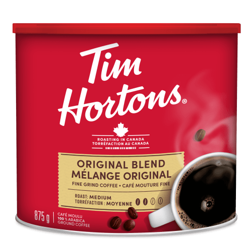 Tim Hortons Original Fine Grind Coffee 875g, 875 g - Walmart.ca