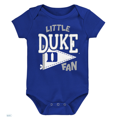 Duke Blue Devil Bodysuit
Size: 6-9 months