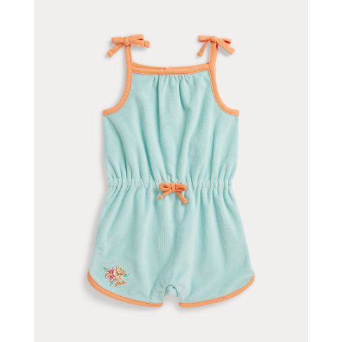 Floral Terry Romper