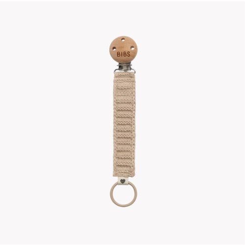 BIBS Knitted Pacifier Clip - Vanilla | Functional & Stylish – Bibsworld store US