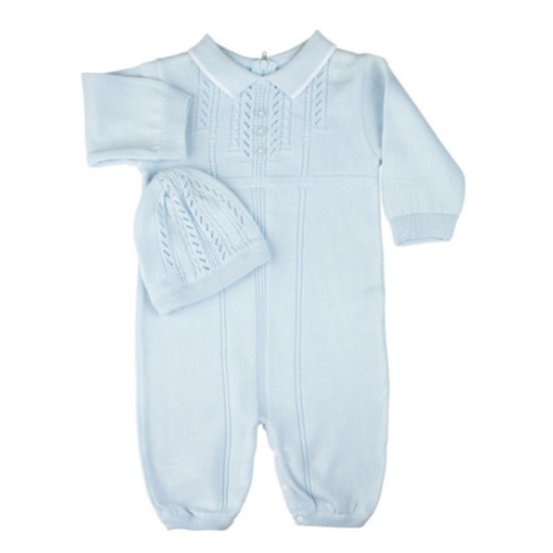 Newborn Baby Boy Coming Home Outfit | Newborn Baby Clothes | Newborn Knitted Outfit | Feltman Brothers