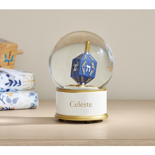 Rifle Paper Co. Hanukkah Musical Spinning Snowglobe