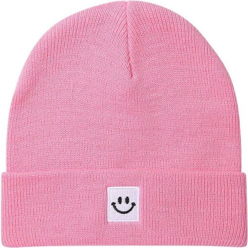 Baby Beanie Knit Ski Hat with Cute Face for Girls Boys 0-7 Years
