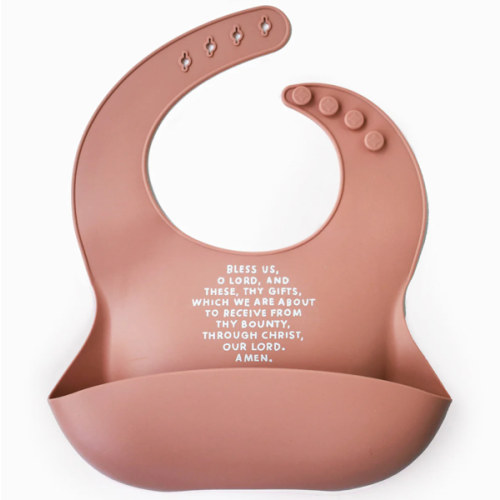 Meal Blessing Silicone Bib