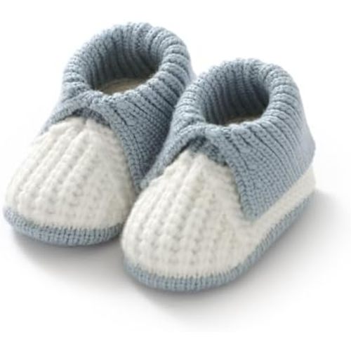 Neiwech Baby Booties Newborn Infant Sock Shoes Knit Crochet Soft Cozy Warm Boots for Boys Girls