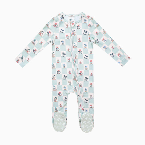 Copper Pearl Zip-up Footie - Mickey Mouse & Friends, 3-6 M