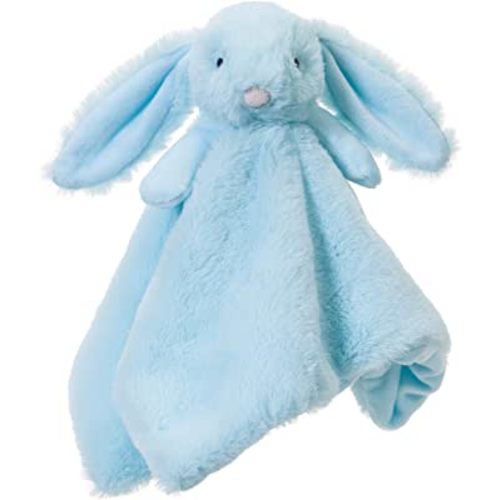 Apricot Lamb Stuffed Animals Light Blue Bunny Rabbit Security Blanket Infant Nursery Character Blanket Luxury Snuggler Plush Baby Lovey(Light Blue Bunny, 13 Inches)
