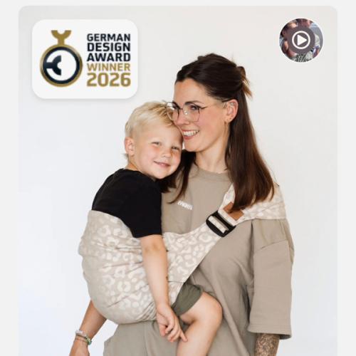 Qookie Go - Hip Carrier - Leo Beige