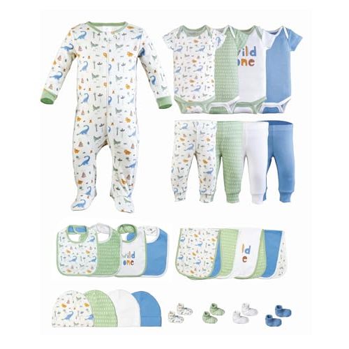 Little Peaches Baby Girl Clothes - Layette Gift Set for Baby Boys, Fits 0 to 3 Months Baby,Newborn Clothes & Accessories Set