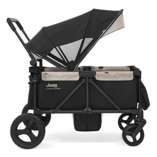 Jeep Evolve JXP All Terrain 2 Seater Stroller Wagon by Delta Children - Tan