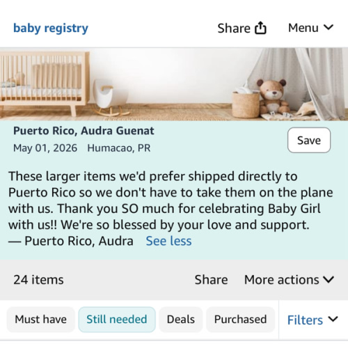 Amazon Registry: PR