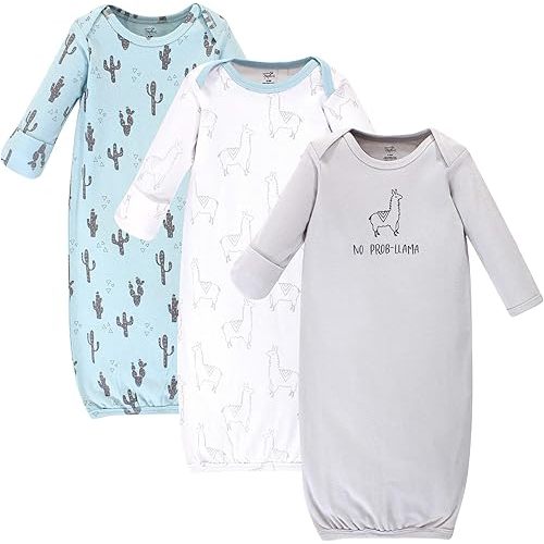 Touched by Nature Unisex Baby Organic Cotton Gowns