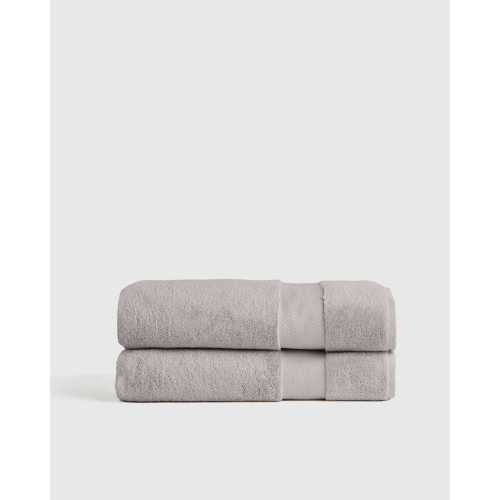 Turkish Ultra Luxe Plush Bath Sheet (Set of 2) in Grey