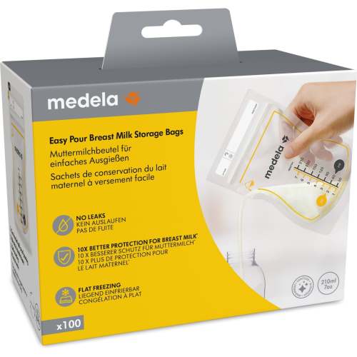 Medela Easy Pour Breast Milk Storage Bags (100 Pack)