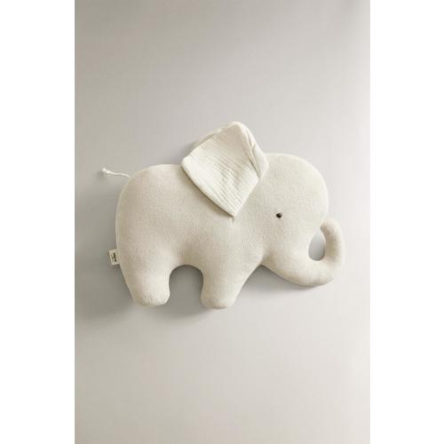 CHILDREN'S ELEPHANT THROW PILLOW