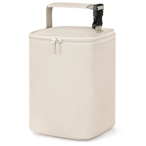 Accmor Breastmilk Cooler Bag, Baby Bottle Cooler Bags, Insulated Bottle Cooler Tote Bags On The Go, Fits 4 Large 8oz Bottles, for Nursing Mom Daycare Travel