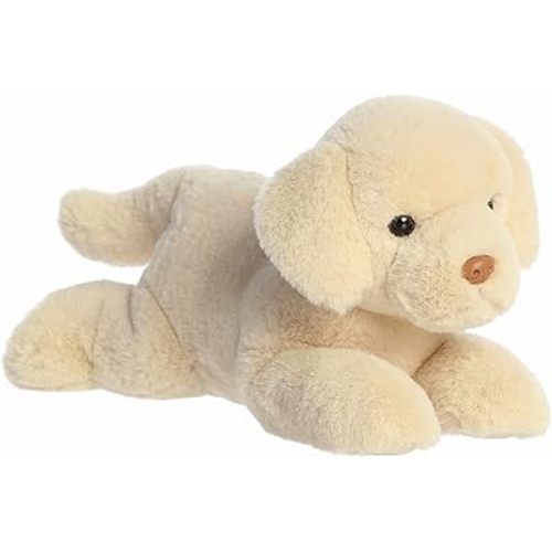 Aurora® Adorable Flopsie™ Summer Yellow Lab™ Stuffed Animal - Used to Create Imaginative Play Adventures - Perfect for Birthdays, Kids and Adults, All Ages - Yellow 12 Inches