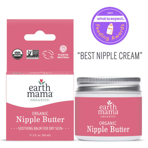 Organic Nipple Butter Breastfeeding Cream | Earth Mama