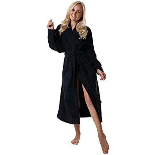 BAGNO MILANO Women's Robe, Certified Organic Turkish Cotton Kimono Bathrobe for Women