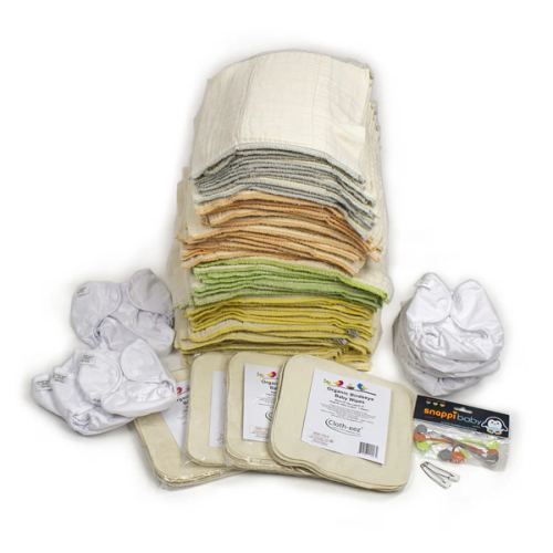Cloth-eez Cloth Diaper Kit for Birth to 15 Pounds