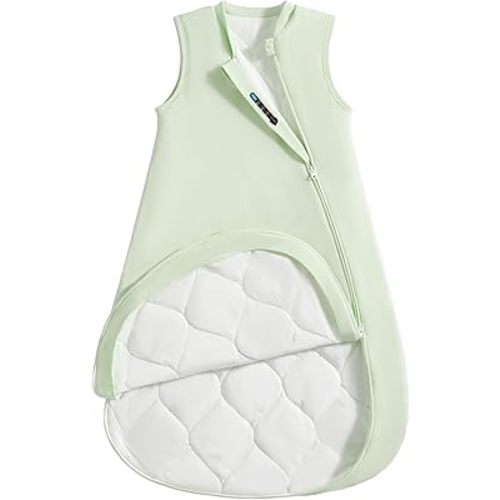 1.0 Tog 2.5 Tog Baby Sleep Sack, Unisex Cotton Toddler Sleeping Sack for Babies, 2-Way Zipper Baby Wearable Blanket