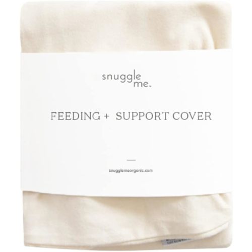 Snuggle Me Organic | Feeding Support Cover v2 | Nursing, Bottle Feeding and Bonding Support | Organic Cotton | Natural - Covers fit The New v2 Feeding Pillow