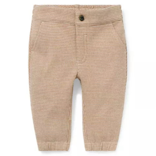 Baby Light Brown Houndstooth Baby Houndstooth Pant by Janie and Jack