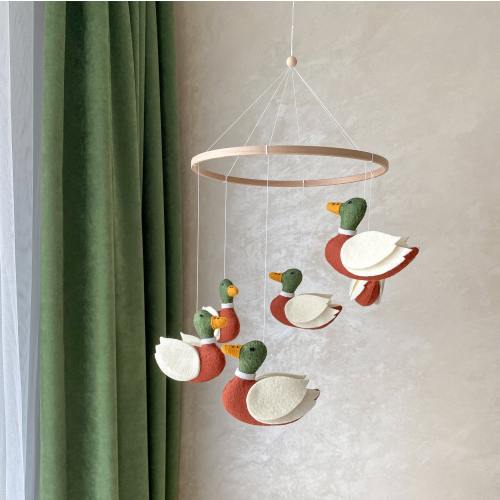 Mallard Duck Baby Mobile for Nursery Decor