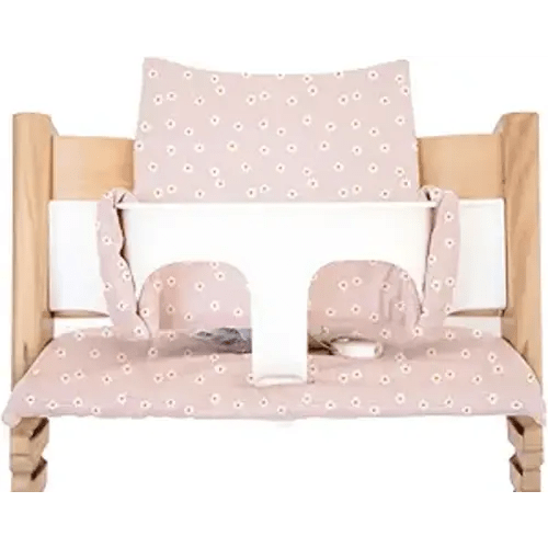 Nibble and Rest Cushion for Stokke Tripp Trapp High Chairs, Soft Padded Seat & Backrest, Baby Set Compatible, Wipeable, Machine Washable, Easy to Clean, Stylish Print(Daisy)