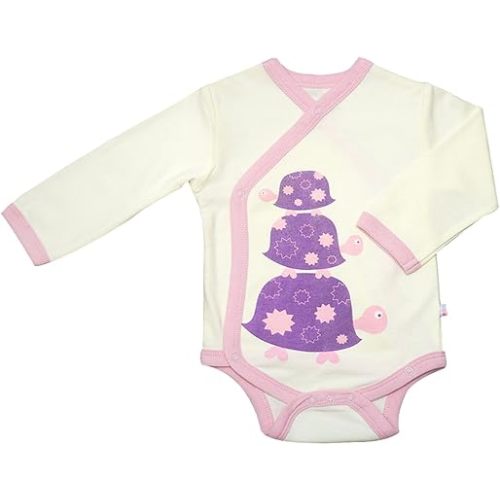 Babysoy Organic Long Sleeve Kimono Bodysuit