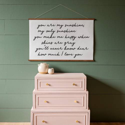 You Are My Sunshine Canvas Sign: Nursery Wall Decor | 067