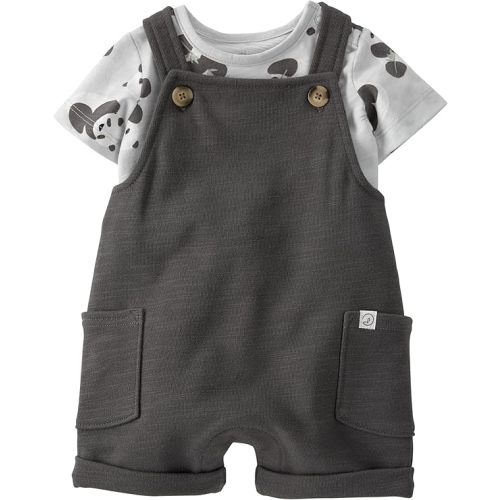 little planet by carter's Baby 2-piece Organic Cotton Shortall Set