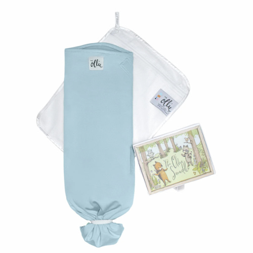 The Ollie® Swaddle | Award-Winning Baby Swaddle for Newborn Sleep | Baby Registry Favorite- Color Sky