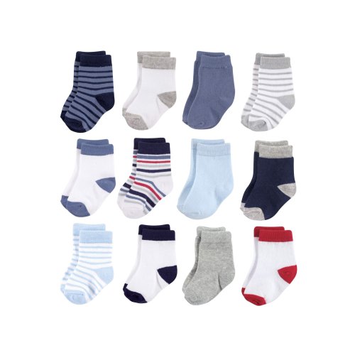 Basic Crew Socks 12pk (Baby Boys)