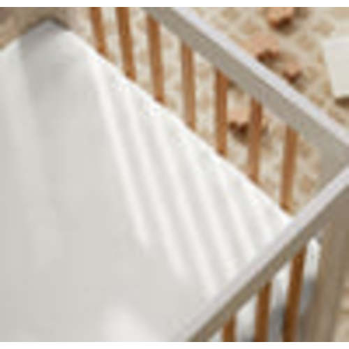 Organic Cotton Crib Sheet (White)