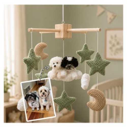 Custom pet baby mobile - Etsy Australia