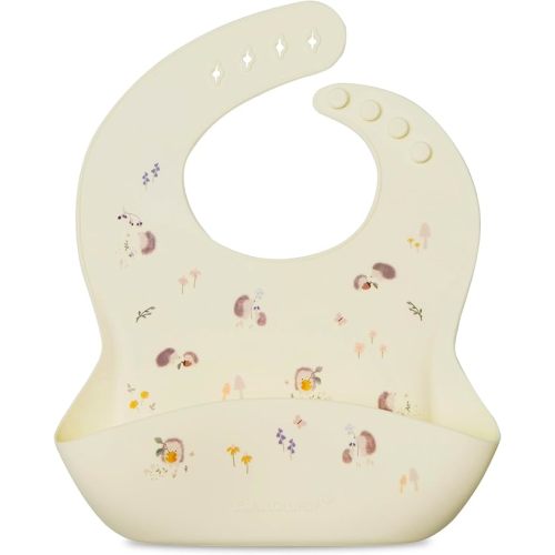 Loulou Lollipop Soft, Waterproof Silicone Feeding Bib for Babies and Toddlers